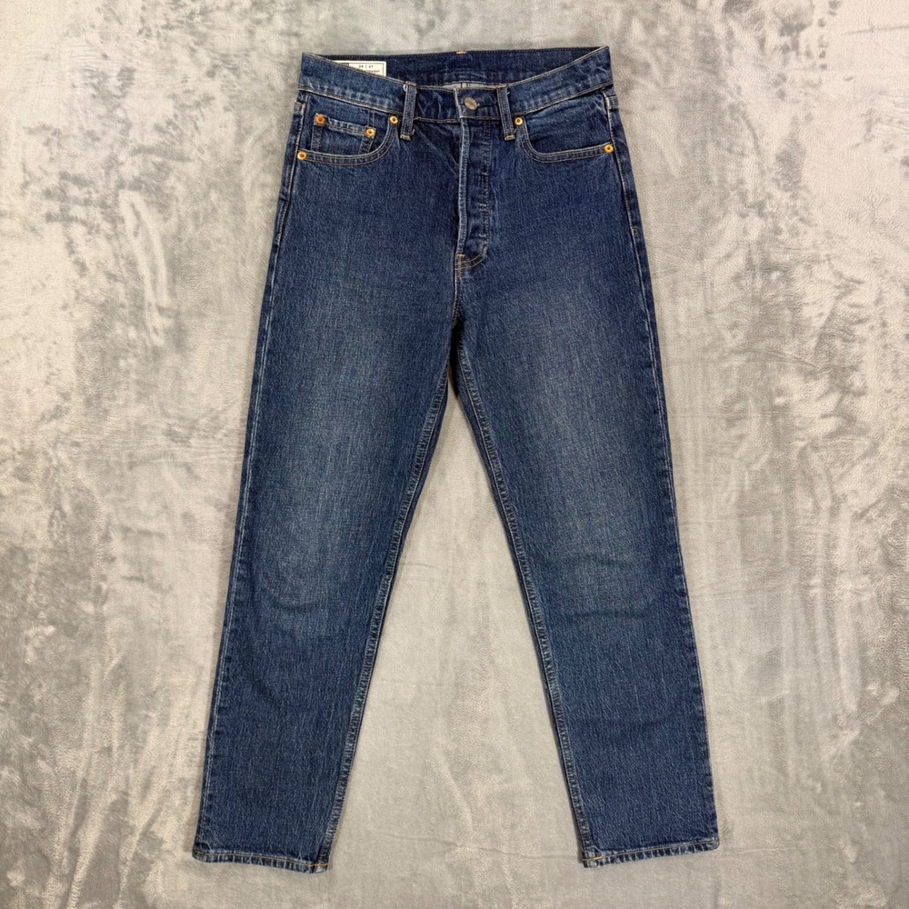 Gap Cheeky Straight High Rise Jeans Women's Size 26/2R Dark Blue Denim Pants